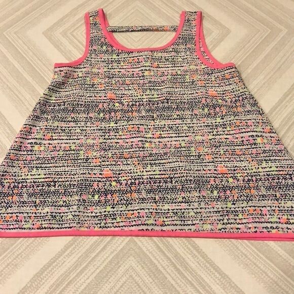 Monteau Girl’s Pink Trim Tank Top - Picture 4 of 6